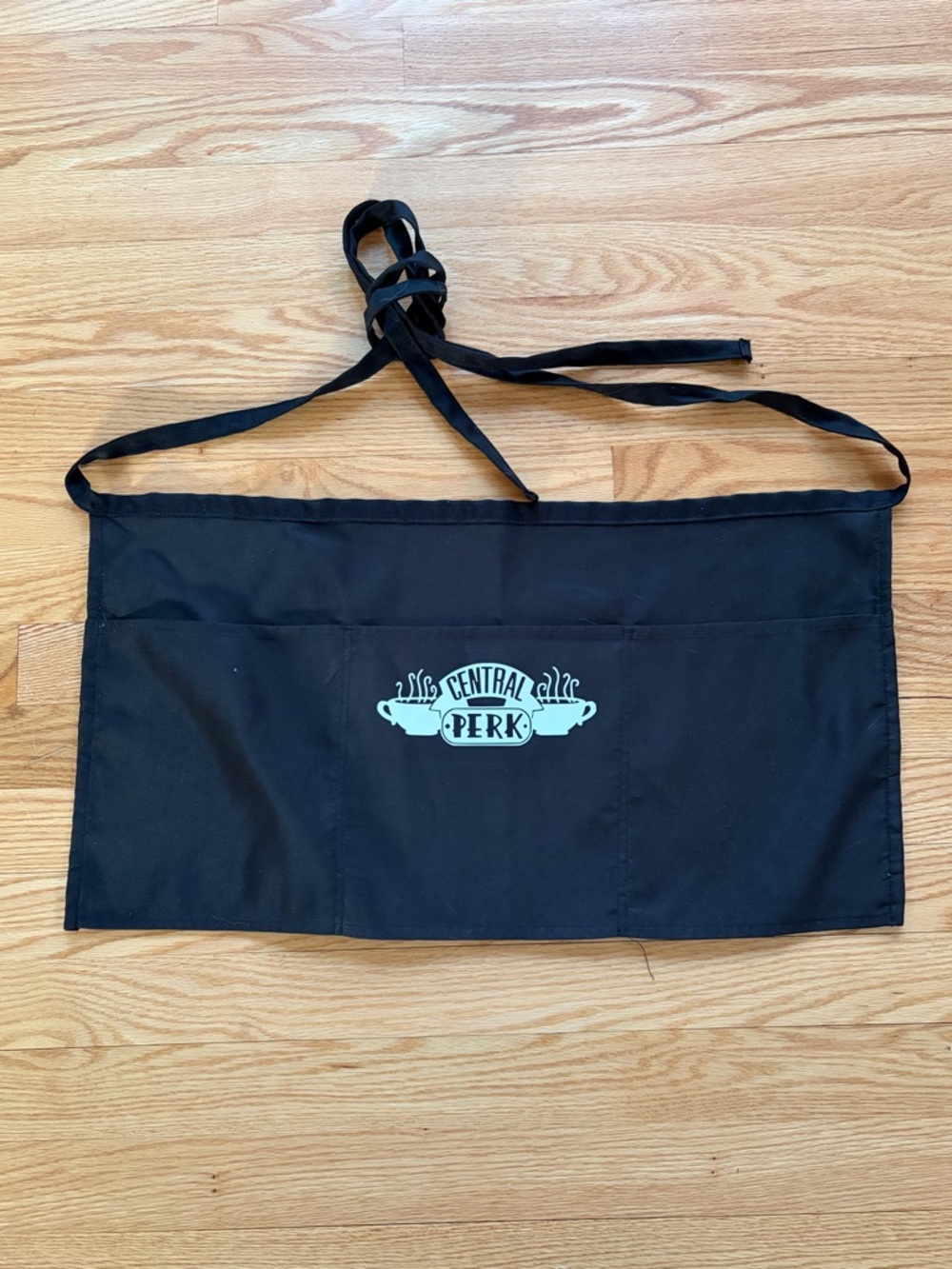 Black Central Perk Barista Waist Apron costume Rachel Green Friends waitress